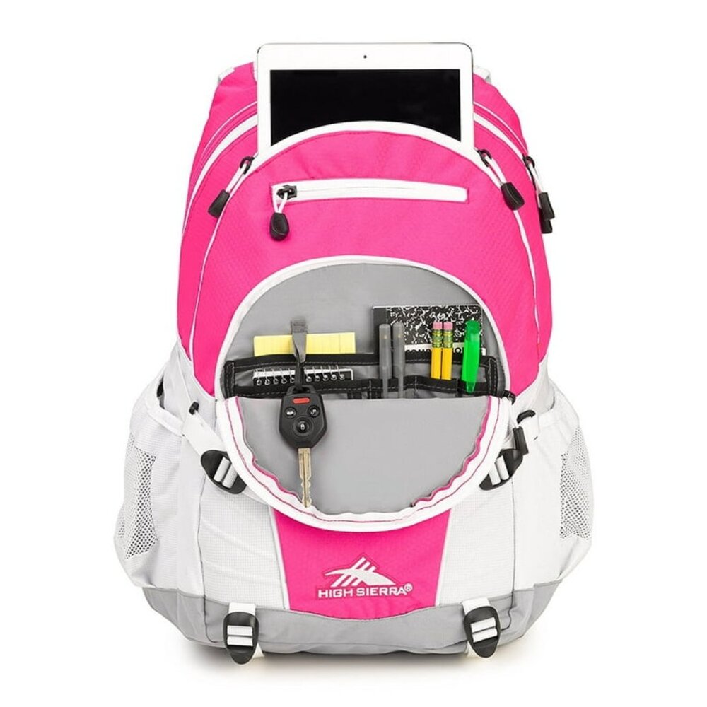 High Sierra Loop Backpack in Flamingo pink Used Good Clean Condition